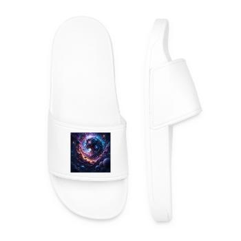 Femme Cosmique dans Nébuleuse - Claquettes Homme - blanc - Devant