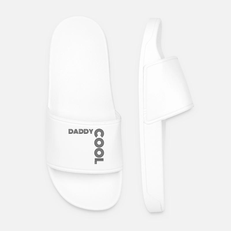 Daddy Cool Vater Geschenk - Männer Badelatschen - Weiß