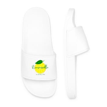 Limoncello La Dolce Vita  - Männer Badelatschen - Weiß - Vorne