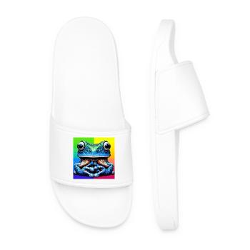frog - Men’s Pool Sliders - white - Front