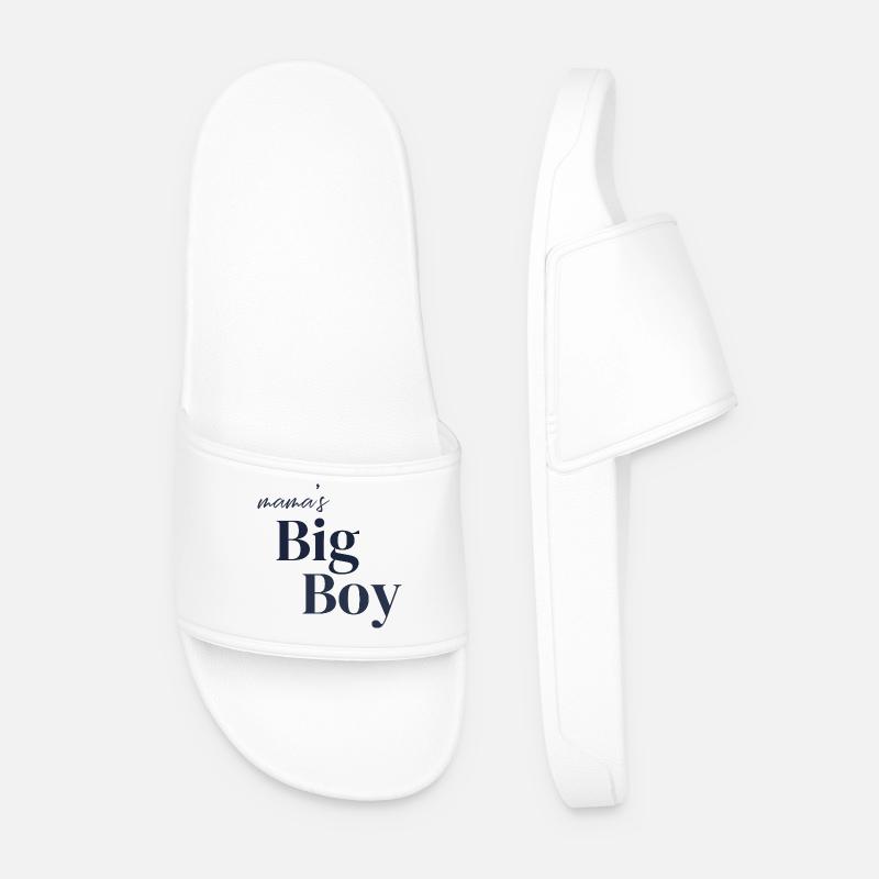 Mama's Big Boy - Männer Badelatschen - Weiß