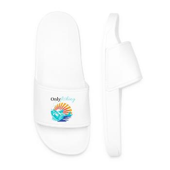 Poisson sarcelle au lever du soleil à l’aube - Claquettes Homme - blanc - Devant