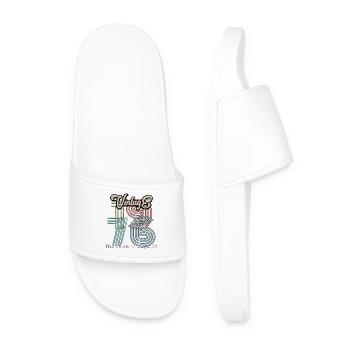 Vintage 1976 - Men’s Pool Sliders - white - Front