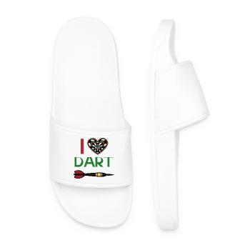 J’adore Dard Heart - Claquettes Homme - blanc - Devant