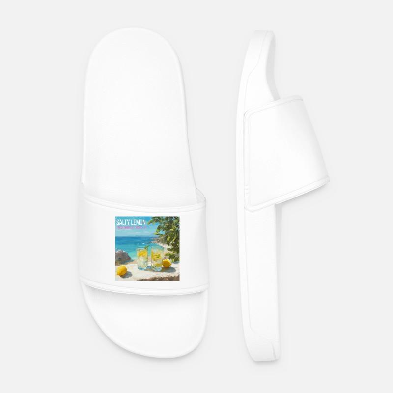 Salty Lemon Beach Magic 87 - Men’s Pool Sliders - white