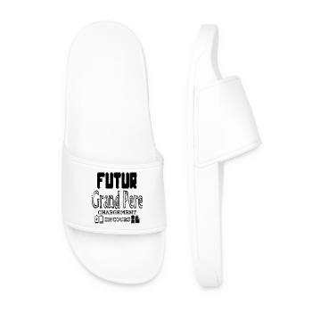 Futur Grand Père Chargement En Cours - Claquettes Homme - blanc - Devant