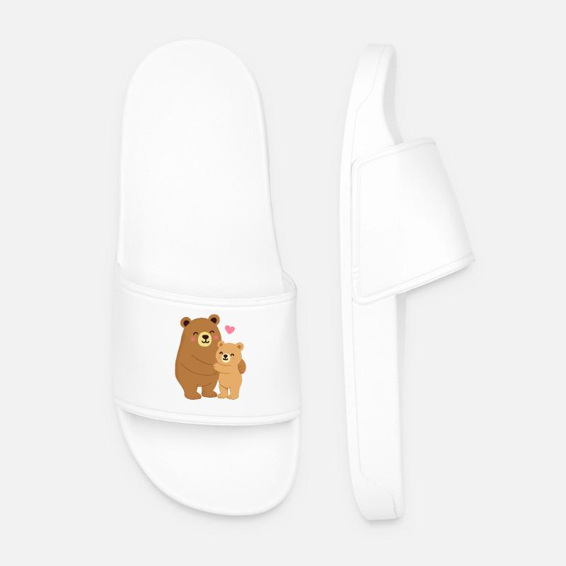 Bear hug - Men’s Pool Sliders - white
