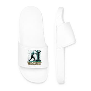 Kung Fu Martial Arts - Men’s Pool Sliders - white - Front