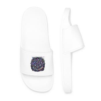 selective hearing - Men’s Pool Sliders - white - Front