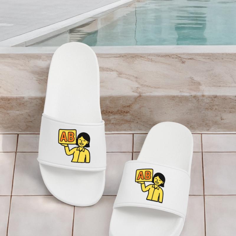 Enseignant à l’école primaire ABC Vector Claquettes Homme