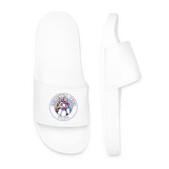 Existential Crises Unicorn Club Gift - Men’s Pool Sliders - white - Front