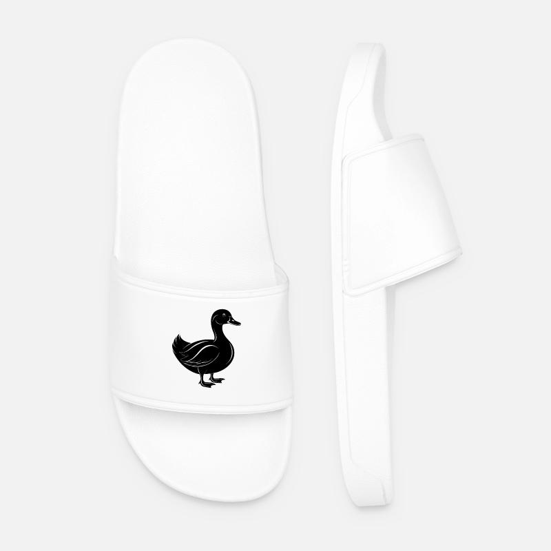 Duck - Men’s Pool Sliders - white