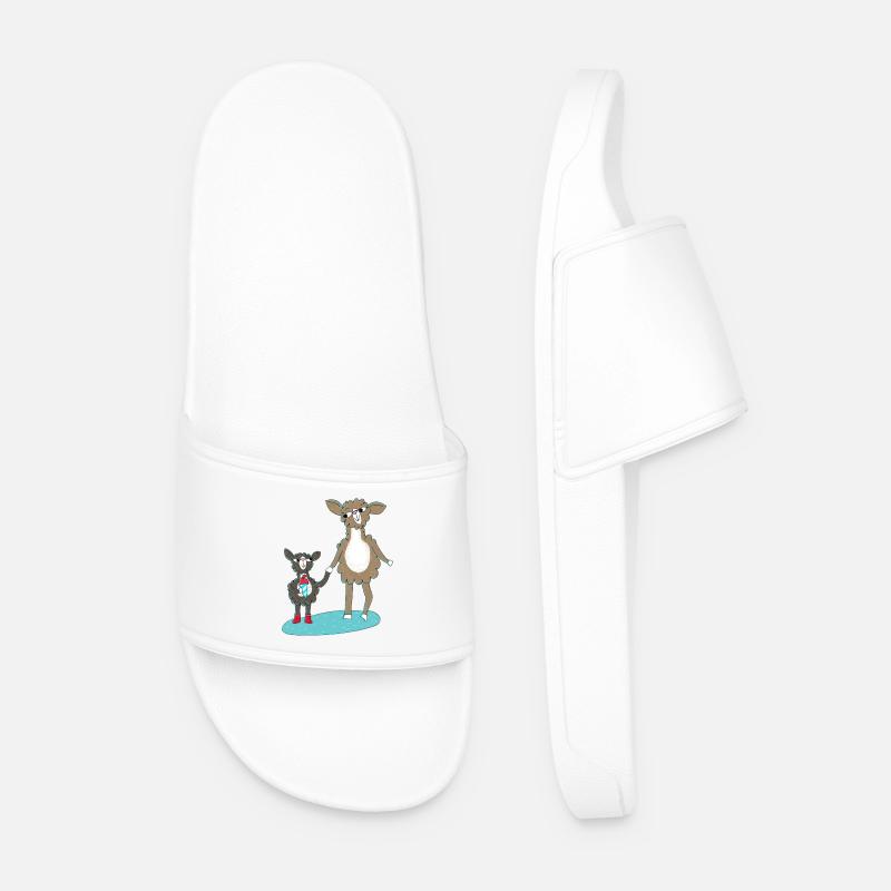 Lama School Enrollment - Men’s Pool Sliders - white