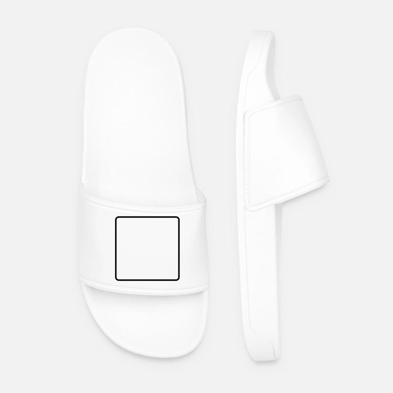 Frame Empty - Men’s Pool Sliders - white