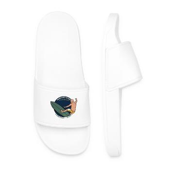 Surf vintage de Margaret River en Australie-Occidentale - Claquettes Homme - blanc - Devant