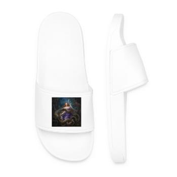 Goddess Persephone - Men’s Pool Sliders - white - Front