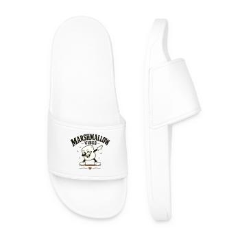 Marshmallow vibes - Men’s Pool Sliders - white - Front