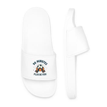 90 Minutes Plus de Voix - Claquettes Homme - blanc - Devant