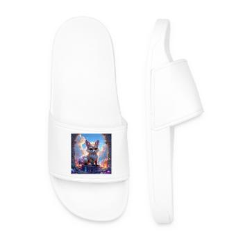 Le renard fantastique parmi les perles - Claquettes Homme - blanc - Devant