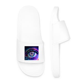 Goa_Eye_PEKE - Men’s Pool Sliders - white - Front