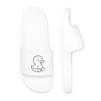 Un petit petit petit bébé et les enfants - Claquettes Homme - blanc - Devant