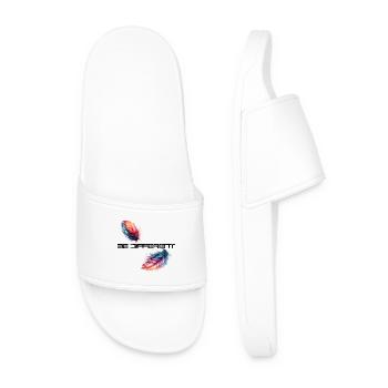 be different - Men’s Pool Sliders - white - Front