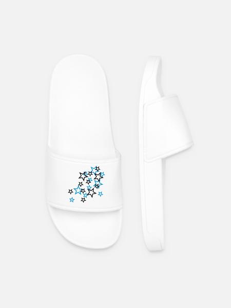 stars - Men’s Pool Sliders - white