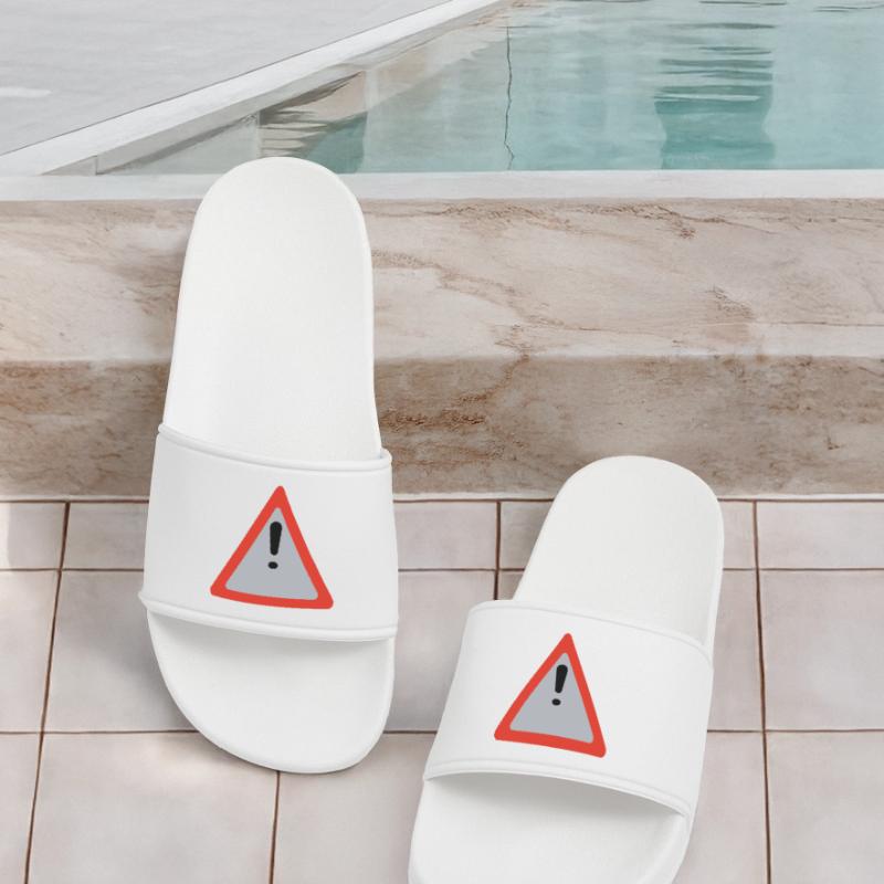 caution caution Men’s Pool Sliders