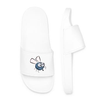 Fly - Men’s Pool Sliders - white - Front