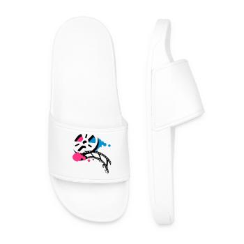 Une vieille bobine de film avec un film - Claquettes Homme - blanc - Devant