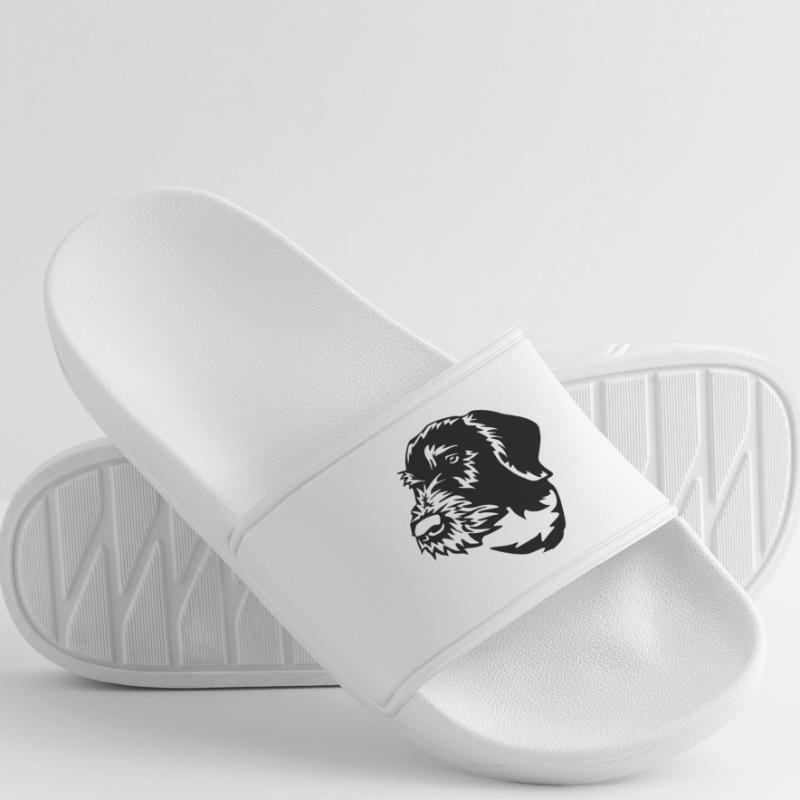 German Wirehaired Pointer Men’s Pool Sliders