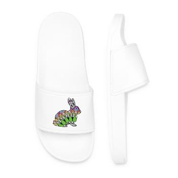 Lapin - Claquettes Homme - blanc - Devant