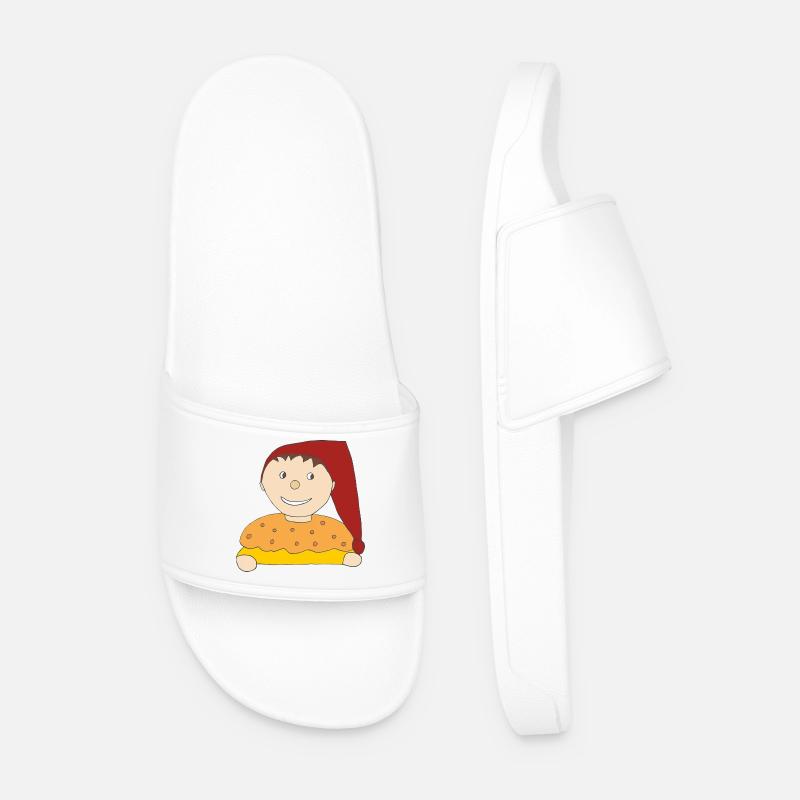 Kasperl - Männer Badelatschen - Weiß
