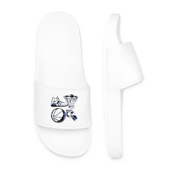Basketteur - Claquettes Homme - blanc - Devant