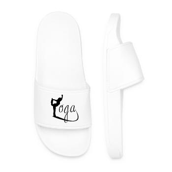 yoga - Men’s Pool Sliders - white - Front