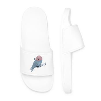 Illustration du harfang des neiges - Claquettes Homme - blanc - Devant