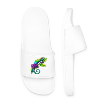 Gecko - Men’s Pool Sliders - white - Front
