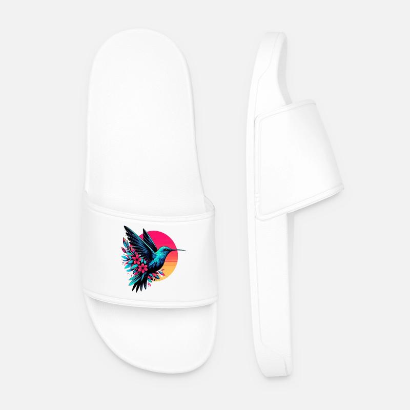 Hummingbird - Men’s Pool Sliders - white