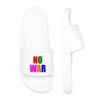 No war - Claquettes Homme - blanc - Devant