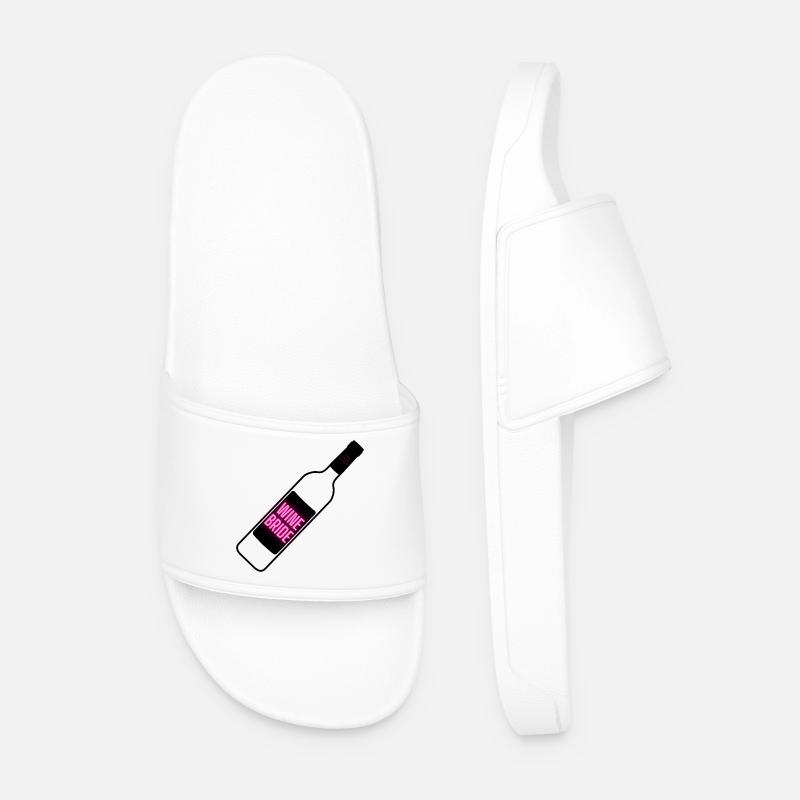 WINE BRIDE - Men’s Pool Sliders - white