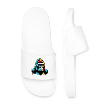 Gorille - Claquettes Homme - blanc - Devant