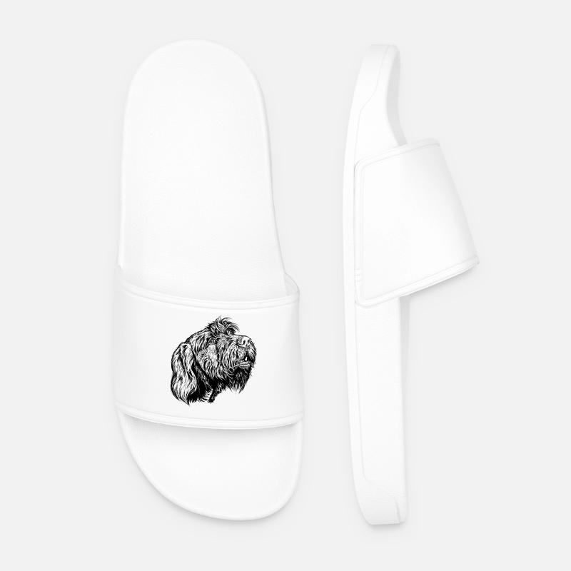Pudelpointer se joint à la conversation - Claquettes Homme - blanc