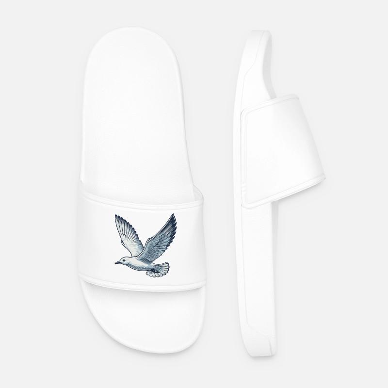 Mouette - Claquettes Homme - blanc