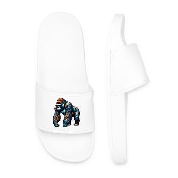 Gorille - Claquettes Homme - blanc - Devant