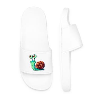 Escargot - Claquettes Homme - blanc - Devant