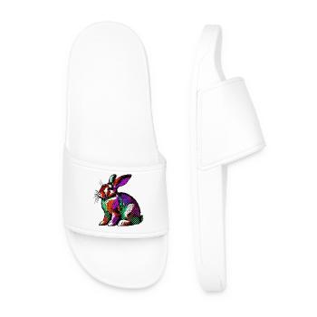Lapin - Claquettes Homme - blanc - Devant