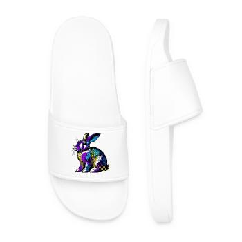 Rabbit - Men’s Pool Sliders - white - Front
