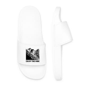 VTT - Profitez de la balade - Claquettes Homme - blanc - Devant