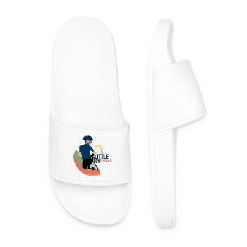 Little boy dreams - Claquettes Homme - blanc - Devant