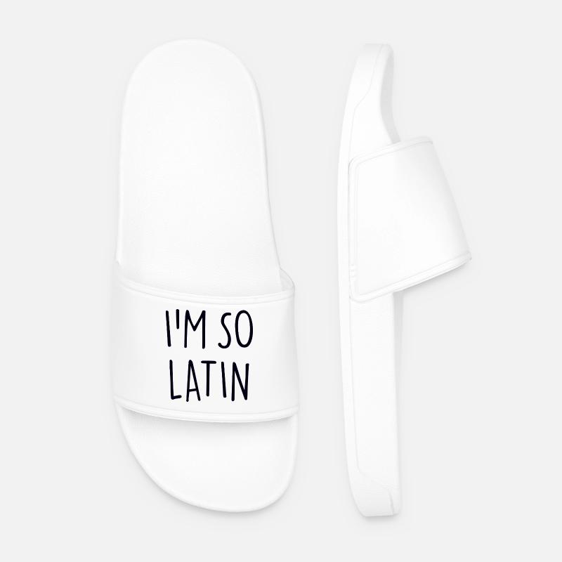 IM SO LATIN - Männer Badelatschen - Weiß